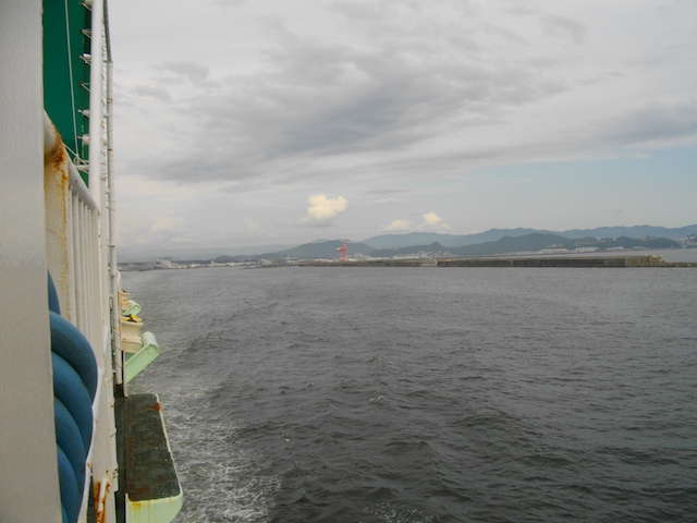 和歌山港を出港