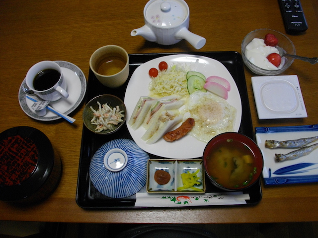 民宿の朝食