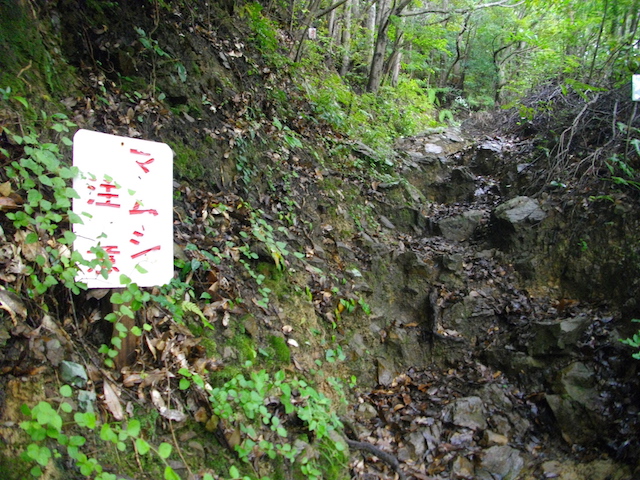 ２７番神峯寺の道