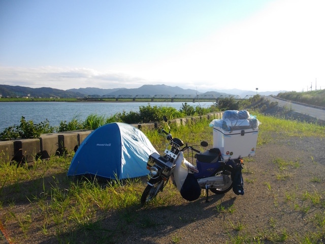 ４日目のキャンプ地